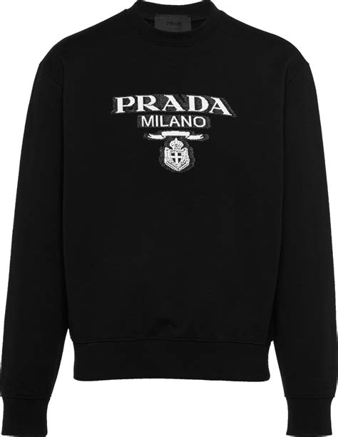 fake prada sweatshirt|prada milano sweatshirt.